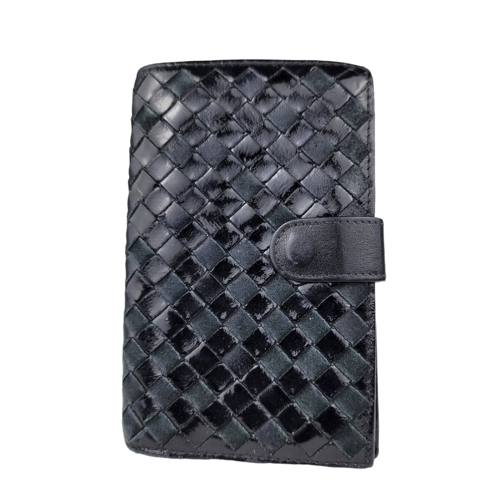 Bottega Veneta Woven Intrecciato Leather Wallet